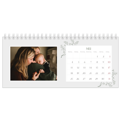 Bureaukalenders — Hand gemaakte bloemen [omslag]