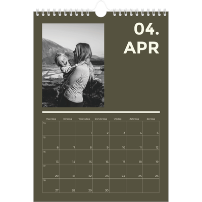 Fotokalender A4 (20 x 30 cm) — Modern en gedurft [April]