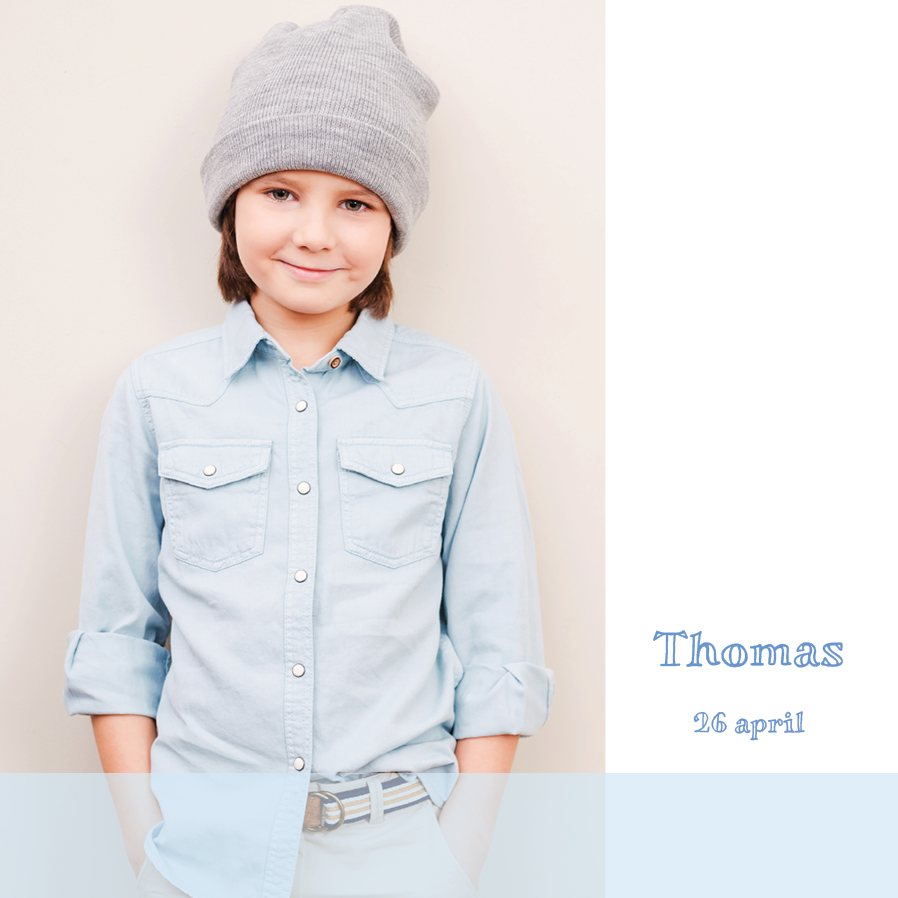 Uitnodigingen — Lavendelblauw