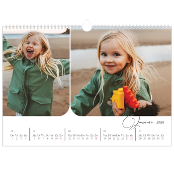Fotokalender A3 — Momentopnamen en schrift