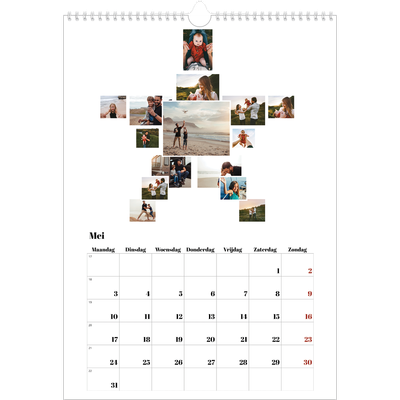 A3 Jaarkalenders — Collage shapes [omslag]