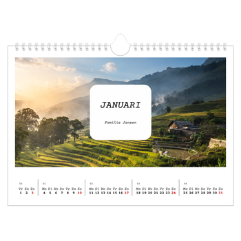 Fotokalender A4 — Het hele verhaal