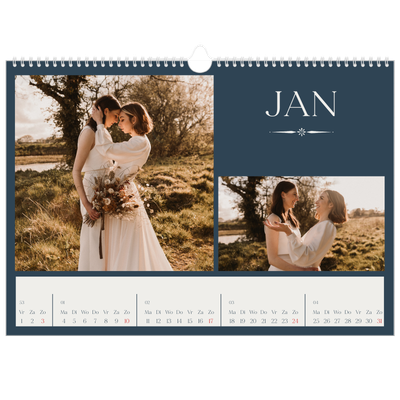 Fotokalender A3 — Leisteen & schreef [Januari]