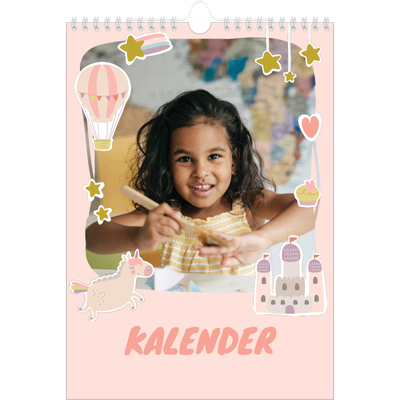 Fotokalender A4 (20 x 30 cm) — Regenboog eenhoorn [omslag]