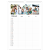 A3 Familieplanners — Simplistisch - gezinsplanner 3 personen [Februari]