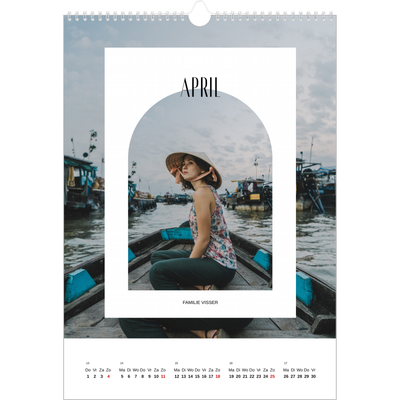 A3 Jaarkalenders — De open boog [April]