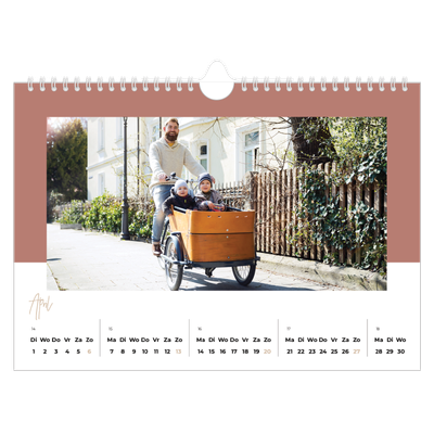 Fotokalender A4 — Aardse frames [April]