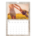 Fotokalender A4 (20 x 30 cm) — Houtpatroon [Mei]