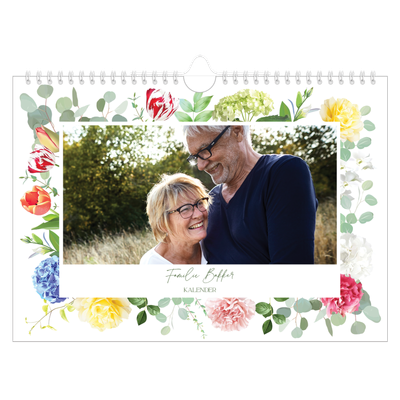 Fotokalender A4 — Klassieke bloemen [omslag]