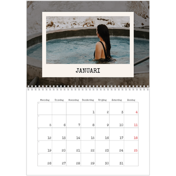 Fotokalender A4 Dubbel — De portretselectie