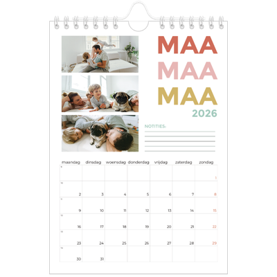 Fotokalender A5 — Bont gekleurd [Maart]