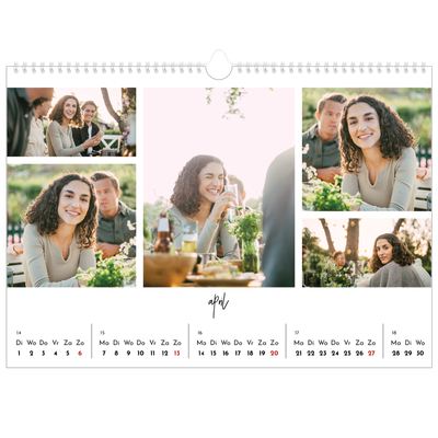 Fotokalender A3 — Foto arrangement [April]