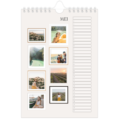 Fotokalender A5 — Fotowand gallerij [Mei]