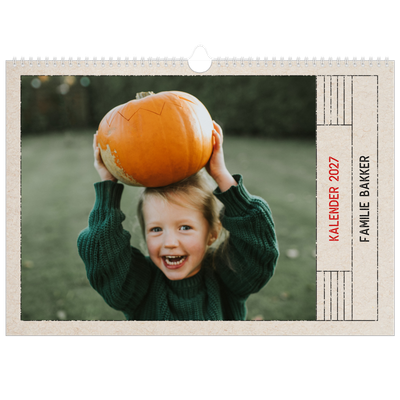 Fotokalender A3 — Craft stempel effect [omslag]
