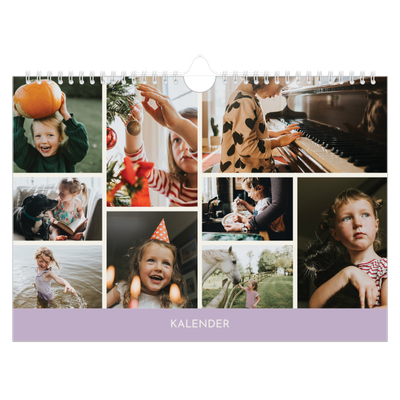 Fotokalender A4 — Pastel hoofdstukken [omslag]