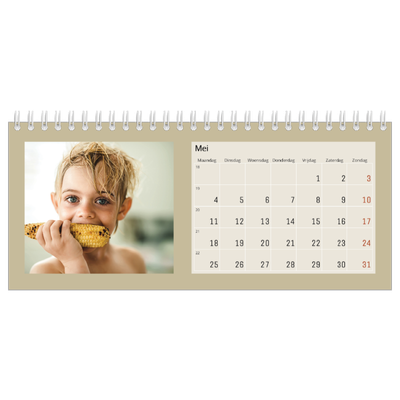 Bureaukalenders — Aardetinten [omslag]