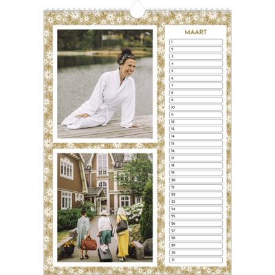 Verjaardagskalenders A3 — In volle bloei [Maart]