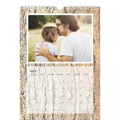 Fotokalender A4 (20 x 30 cm) — Boomschors [April]