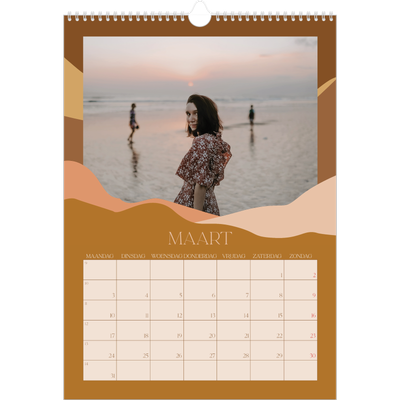 A3 Jaarkalenders — Neutrale bergen [Maart]