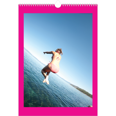 A3 Jaarkalenders — Fel gekleurde kaders [omslag]