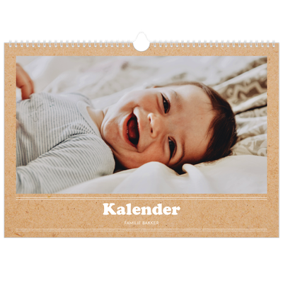 Fotokalender A3 — Magazine stijl [omslag]