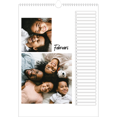 Verjaardagskalenders A3 — Dit ben ik [Februari]