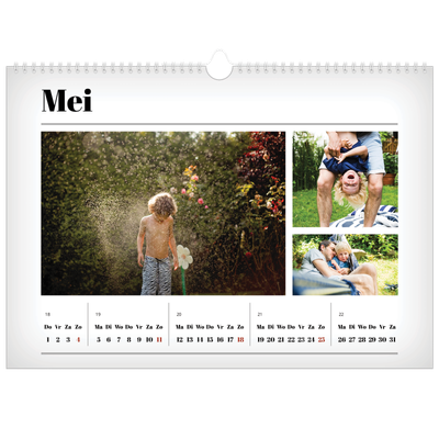 Fotokalender A3 — Vers van de pers [omslag]