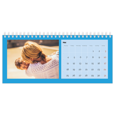 Bureaukalenders — Fel gekleurde kaders [Mei]