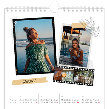 Fotokalender Vierkant — Plakboek flair