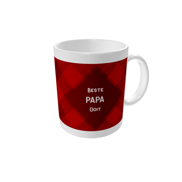 Mok bedrukken — Traditionele ruiten