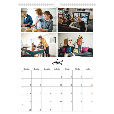 A3 Jaarkalenders — Dit ben ik [April]