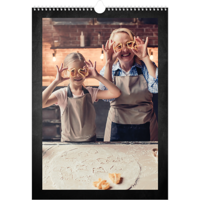 Verjaardagskalenders A3 — Krijtbord stijl [omslag]