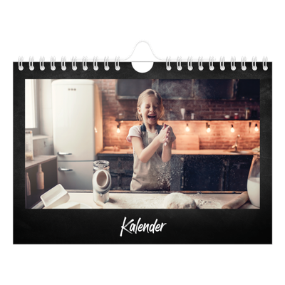 Fotokalender A5 — Krijtbord stijl [omslag]