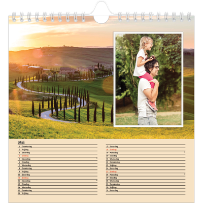 Jaarkalenders vierkant — Vier jaargetijden [omslag]