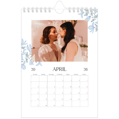 Fotokalender A5 — Elegant bloemig [April]