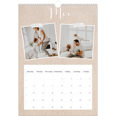 A3 Jaarkalenders — Scrapbook kalender [omslag]