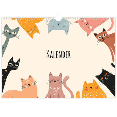 Fotokalender A3 — Kattenpoten en krabbels [omslag]