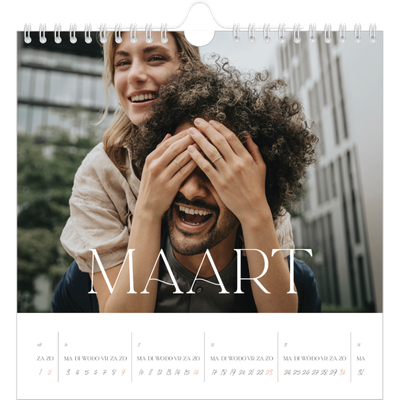 Jaarkalenders vierkant — Groots [Maart]