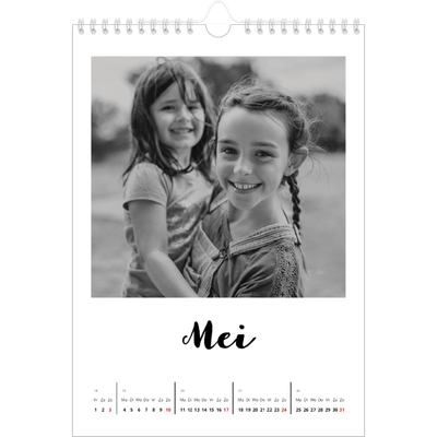 Fotokalender A4 (20 x 30 cm) — Handgeschreven letters [omslag]
