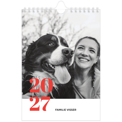 Fotokalender A5 — Een dikgedrukt jaar [omslag]