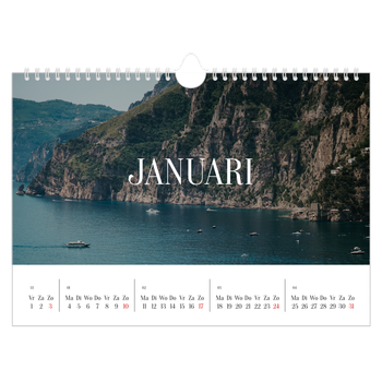 Fotokalender A4 — Eindeloze ontsnapping