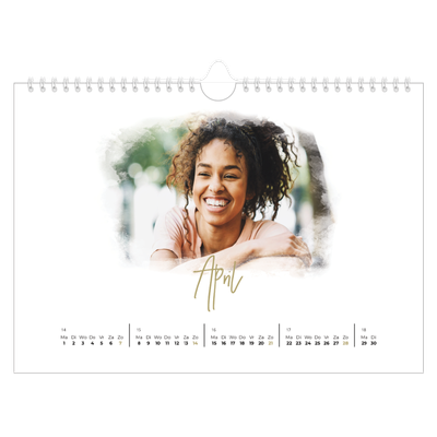 Fotokalender A4 — Foto-effecten [April]