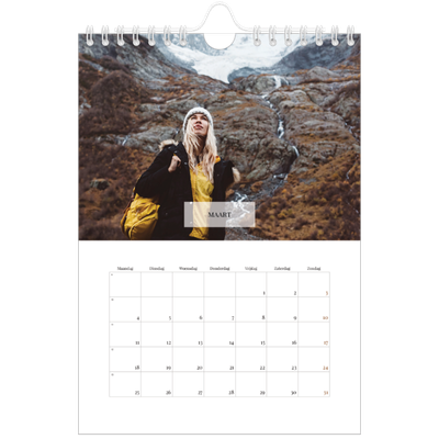 Fotokalender A5 — Klassieke kalender [Maart]