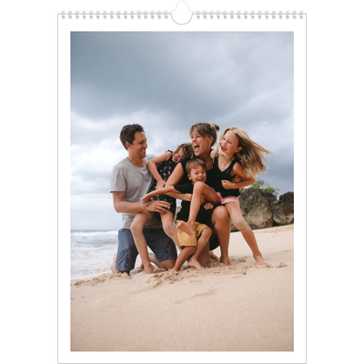 Verjaardagskalenders A3 — Handgeschreven letters [omslag]