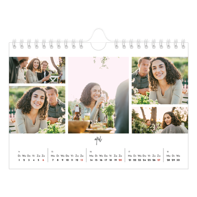 Fotokalender A5 — Foto arrangement [April]