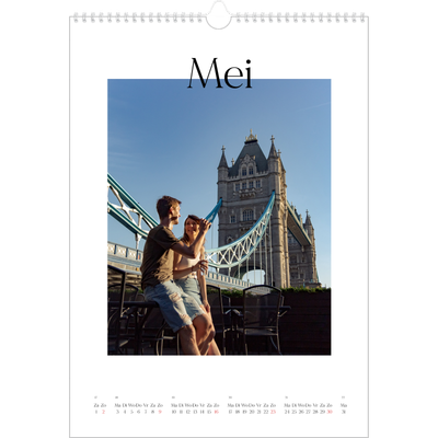 A3 Jaarkalenders — Mijn reisverhaal - Londen [Mei]