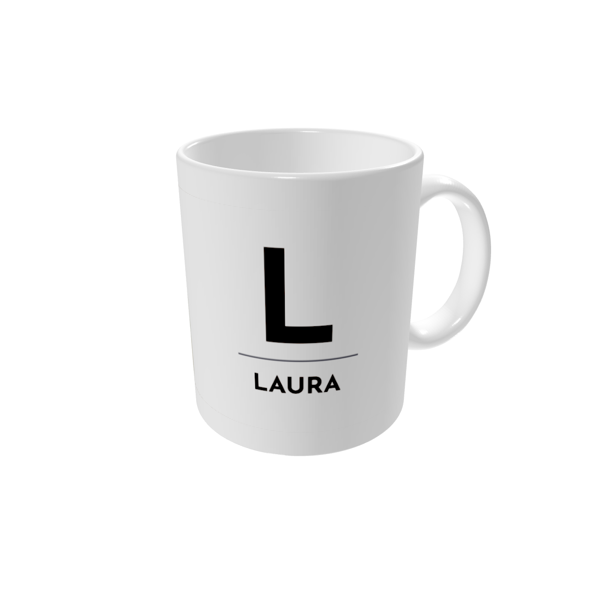 Mok bedrukken — Schijnwerper effect