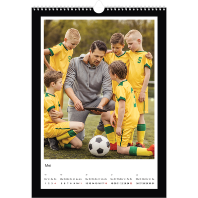 A3 Jaarkalenders — Compleet zwart kader [omslag]