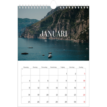Fotokalender A4 — Eindeloze ontsnapping