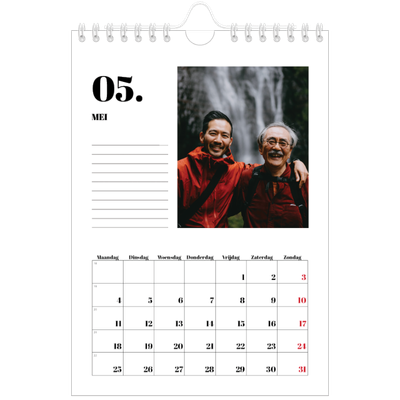 Fotokalender A5 — Serif en momenten [omslag]